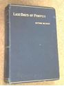 Picture of THE LAST DAYS OF POMPEII.