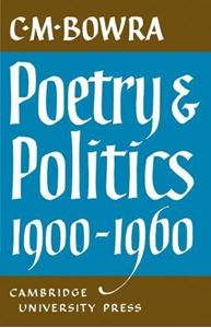 Picture of POETRY AND POLITICS 1900-1960 (THE WILES LECTURES)